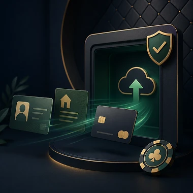 Upload sécurisé de documents KYC casino